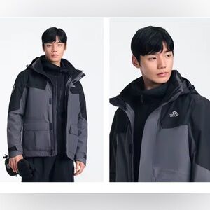 PELLIOT size M Outdoor Hiking Jacket Mens Windbreaker Waterproof, Zipper front